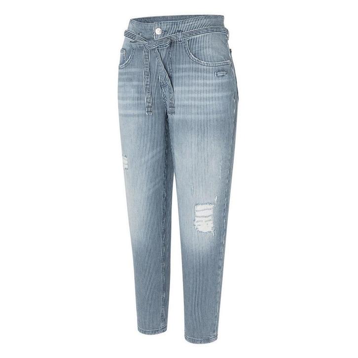 MAC • gestreepte Mina jeans • 36, Kleding | Dames, Broeken en Pantalons, Verzenden