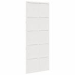 Massief Grenen Schuifdeur 80x208 - Witte verf - OP=OP -40%, Doe-het-zelf en Bouw, Binnendeur, Nieuw, Schuifdeur, 200 tot 215 cm