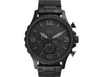 Fossil Nate JR1401 - Herenhorloge 50 mm - Stalen band -, Verzenden, Nieuw