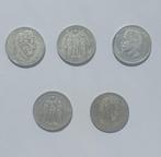 Frankrijk. 5 Francs 1835 à 1873 (lot de 5 monnaies en