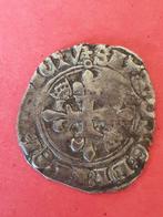France. Charles VI (1380-1422). Gros florette Paris (Sans
