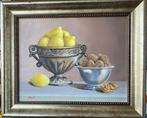 Ben Oude Breuil (1949) - Oude bokaal met citroenen en, Antiek en Kunst