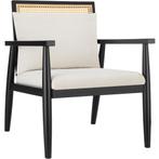 tectake Loungestoel Manuela met Weens vlechtwerk en extra ku, Huis en Inrichting, Stoelen, Verzenden, Nieuw