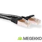 ACT Zwarte 30 meter SFTP CAT6A patchkabel snagless met RJ45, Verzenden, Nieuw