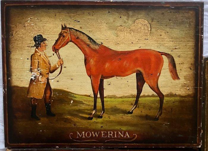 B. dArte F. Conz - 3 zware oude houten wandborden, Antiek en Kunst, Curiosa en Brocante