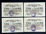 Duitsland, Traunstein. - 5 banknoten - Wertbeständiges, Postzegels en Munten