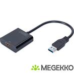 Digitus DA-70841 USB 3.0 HDMI Zwart, Verzenden, Nieuw