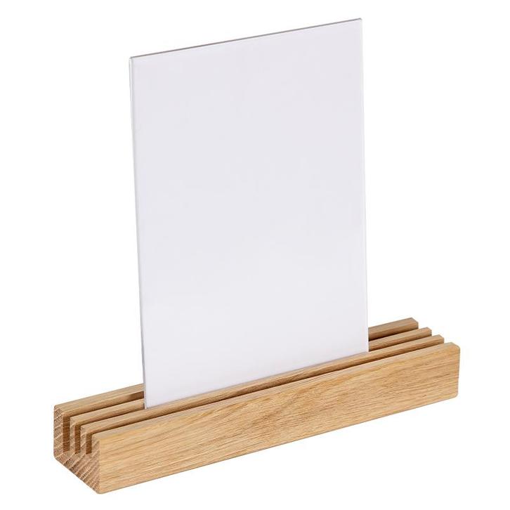 GROOVE - Small Eikenhout met Acrylaat A5, Articles professionnels, Horeca | Mobilier & Aménagement, Envoi