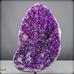 Améthystes magnifiques sur support – énergie cristalline