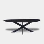 Tafel organisch eikenhout - Matrix - Donker Eiken, Huis en Inrichting, Tafels | Eettafels, Nieuw