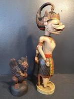 Figurine - Balinese houtsnijwerken polychroom (2) - Bois