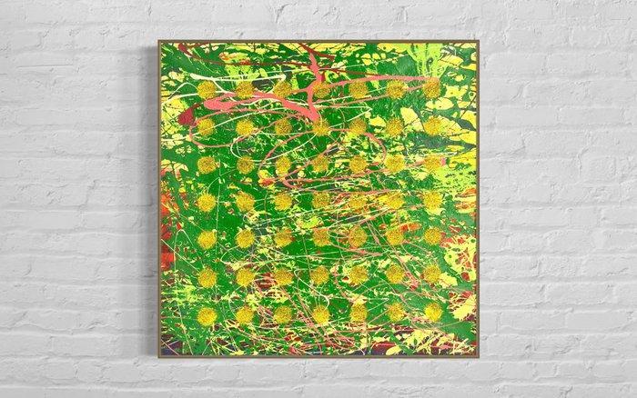 Dine Chanima - (100% handpainted) Golden bullets #91, Antiek en Kunst, Kunst | Schilderijen | Modern