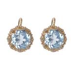 Oorbellen - 18 karaat Geel goud -  9.50ct. tw. Topaas, Handtassen en Accessoires, Oorbellen, Nieuw