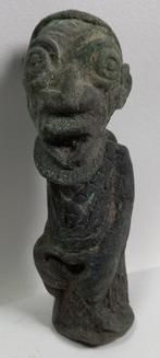 oud ifé beeld ( +-25 jaar oud - 425 gr. 13x3 cm ) - Nigeria, Antiek en Kunst