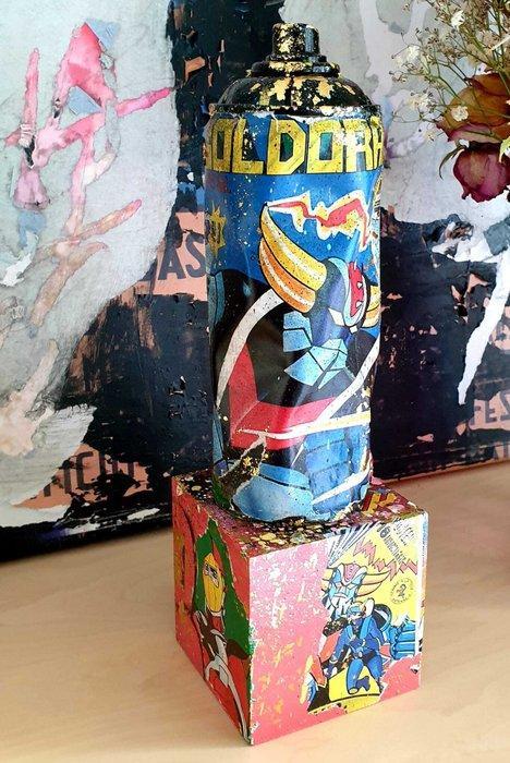 lasveguix (1986) - Urban can Goldorak, Antiek en Kunst, Kunst | Schilderijen | Modern