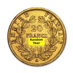 Frankrijk. 20 Francs France 20 Francs Napoleon III Gold Coin