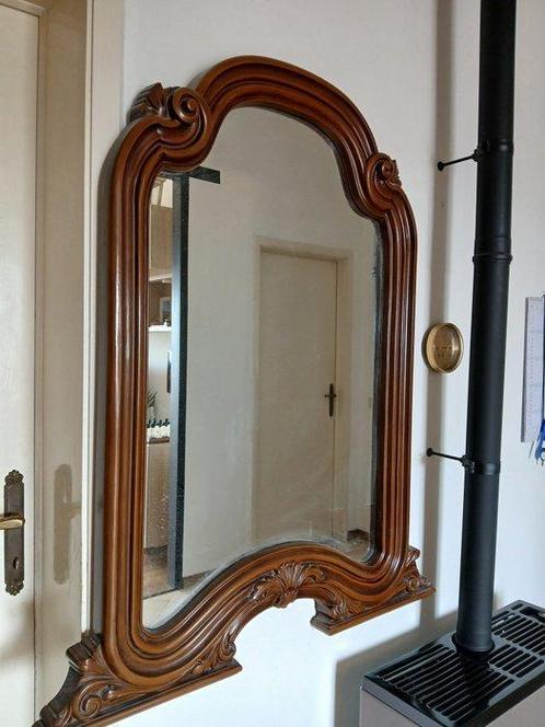 Spiegel  - Hout, Antiek en Kunst, Curiosa en Brocante