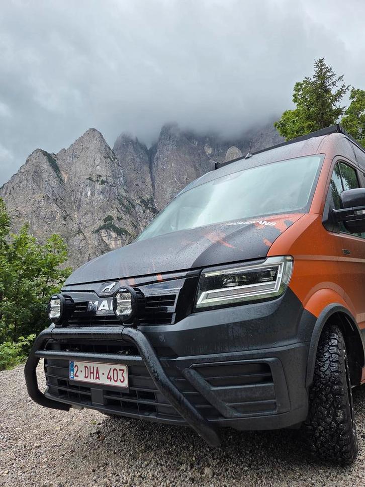 Bull bar RVS zwart – MAN TGE en VW Crafter 2017+, Auto-onderdelen, Overige Auto-onderdelen, Nieuw, Herkomst onderdeel bekend, Volkswagen