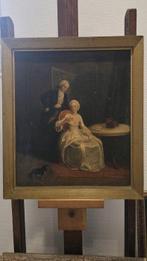 François Jacobs ( 1832-1887) - Scène galante, Antiek en Kunst