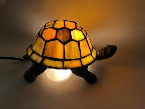 Tiffany-style schilpadlamp - Lamp - Schemerlamp -, Antiquités & Art, Curiosités & Brocante