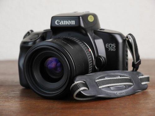 Canon EOS 750+Canon EF 35-70mm 1:3.5–4.5 Single lens reflex, Audio, Tv en Foto, Fotocamera's Analoog