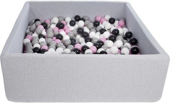Compact ballenbad voor thuis - 120x120 cm - 600 ballen -..., Kinderen en Baby's, Speelgoed | Babyspeelgoed, Nieuw, Ophalen of Verzenden