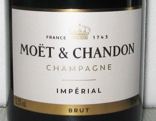 Moët & Chandon, Impérial - Champagne Brut - 4 Flessen (0.75, Verzamelen, Wijnen