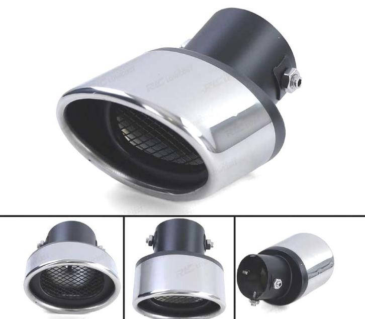 EMBOUT DÉCHAPPEMENT ACIER INOXYDABLE OVALE INCLINÉ, Auto-onderdelen, Uitlaatsystemen, Verzenden