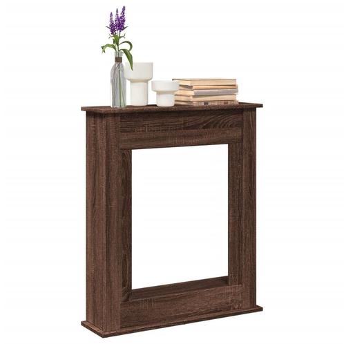 vidaXL Haardombouw 75x20x87,5 cm bewerkt hout bruin, Huis en Inrichting, Kachels, Nieuw, Verzenden