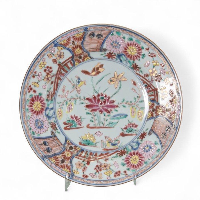Yongzheng / Qianlong periode - Bord (2) - Porselein - Eenden, Antiek en Kunst, Antiek | Overige Antiek