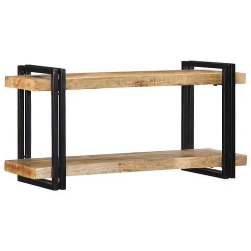 Massief Mangohouten Wandschap 90cm | Tweede Kansje | OP=OP, Huis en Inrichting, Woonaccessoires | Wandplanken en Boekenplanken