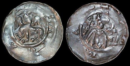 1202-1256 Kaernten St Veit Bernhard Ii Pfennig Nd Cna Cb 18, Postzegels en Munten, Munten | Europa | Niet-Euromunten, België, Verzenden