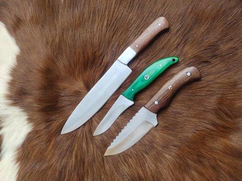 Hand Forged in fire - Keukenmes - Amerikaans handgemaakt:, Antiek en Kunst, Antiek | Keukengerei