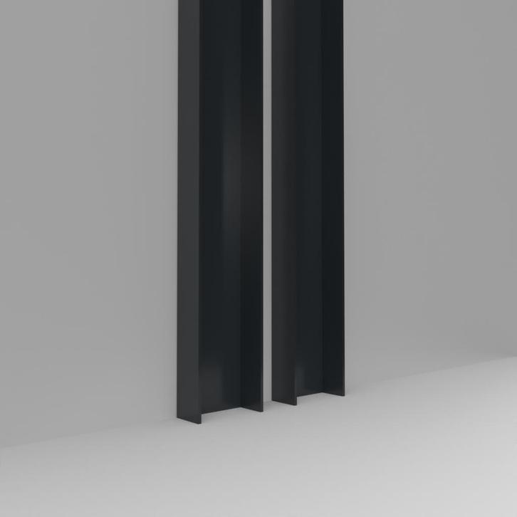 Sluitstijlset veranda schuifwand - 3 spoor 6 elementen-Antra, Tuin en Terras, Overkappingen, Nieuw, Verzenden