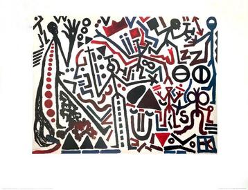 A.R. Penck (after) - Die Zufunkt Des Emigranten - Offset