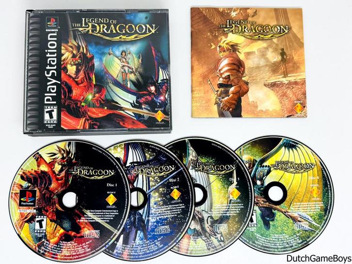 Playstation 1 / PS1 - The Legend Of Dragoon - USA, Games en Spelcomputers, Games | Sony PlayStation 1, Gebruikt, Verzenden