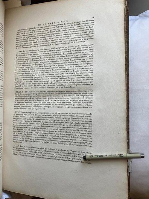 Alibert, Jean-Louis-Marie - [Giant Folio] Description des, Antiek en Kunst, Antiek | Boeken en Manuscripten