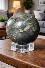 Heliotrope Jasper Sphere uit Zuid-Afrika | Dragon Blood