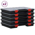 vidaXL Assortimentsdozen 10 st 40x30x5 cm polypropeen, Verzenden, Nieuw