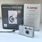 Canon IXUS 430 | With Box, Papers, Charger and Cables, TV, Hi-fi & Vidéo, Appareils photo numériques