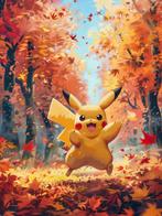 Shayer - Pikachu – Golden Season - XL - 60x80cm - 1/5, Nieuw