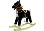 Hobbelpaard 74 cm -zwart, wit met rode zakdoek, Kinderen en Baby's, Ophalen of Verzenden, Nieuw