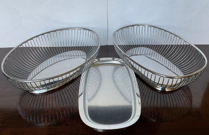 Alessi - Ufficio Tecnico Alessi - Broodmand (3) - 2x Wired, Antiek en Kunst, Antiek | Meubels | Stoelen en Sofa's