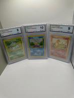 Pokémon - 3 Graded card - Bulbasaur, Charmander, Squirtle -
