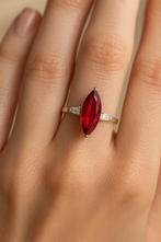 Ring Platina - 3.11ct. tw. Toermalijn - Diamant -, Nieuw