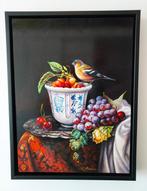 Alfonso Moreno (1947) - Stilleven met fruit en vink, Antiek en Kunst