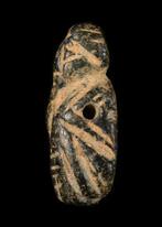 Phénicien Stéatite Amulette dune divinité