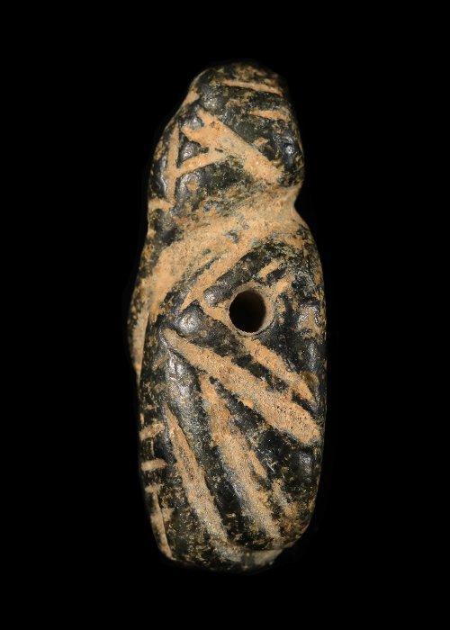 Phénicien Stéatite Amulette dune divinité, Antiek en Kunst, Antiek | Overige Antiek