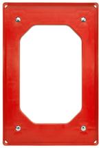 Dolly 60x40x15 Rood met 4 rubberen zwenkwielen Nieuw Set, Ophalen of Verzenden