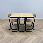 Tweedehands complete school set Galvanias 8 stuks tafels +